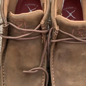 Men’s size 11 Twisted X Steel Toe Moccasin Boots. Excellent condition